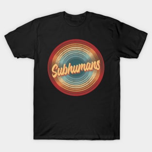 Subhumans Vintage Circle T-Shirt